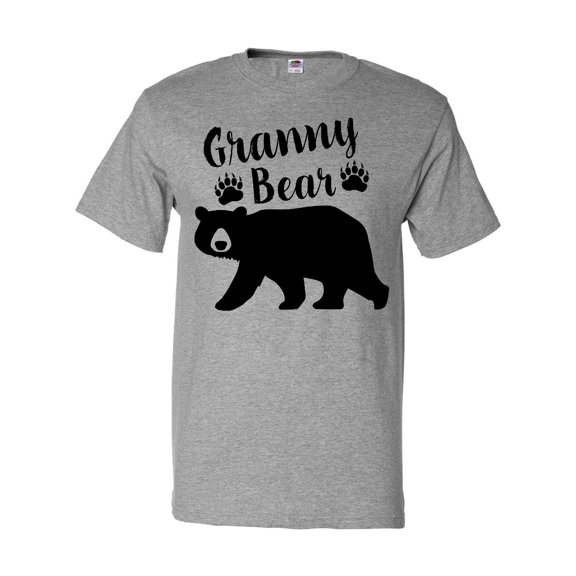 Inktastic Granny Bear in Black T-Shirt