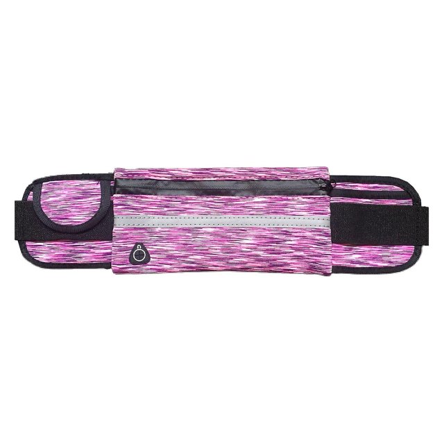 Bolsa de cintura impermeable de gran capacidad Paquete de cinturón con soporte para teléfono al aire libre para correrpúrpura Rojo Verde Cocina, Decoración y Otros