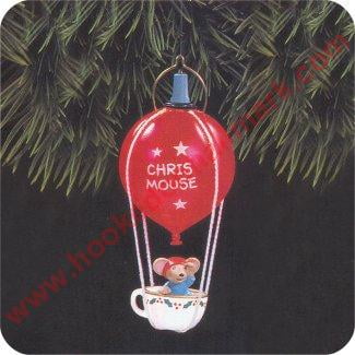 Hallmark Chris Mouse Flight (Light) #9 1993 Ornament QLX7152