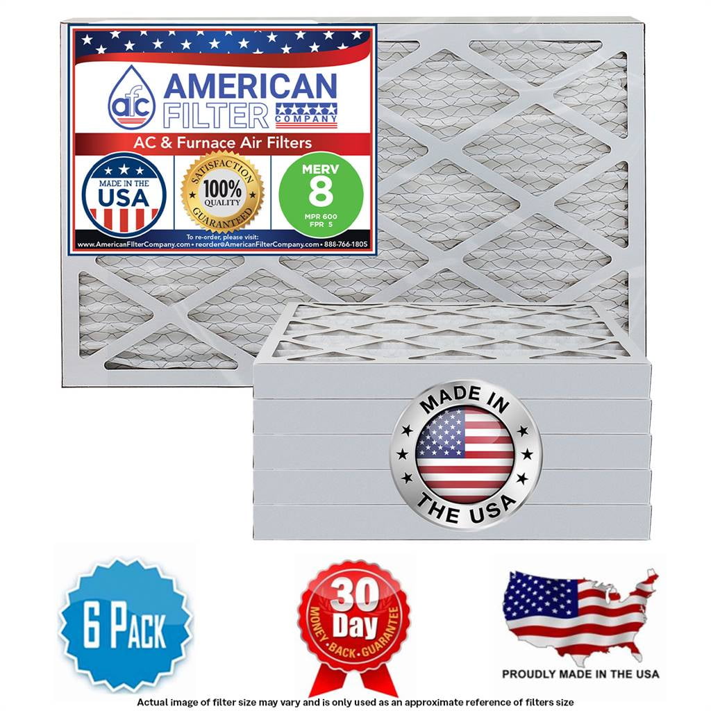 AFC 14x25x2 Furnace / AC / Air filters MERV 8 (MPR 600 FPR 5) Type