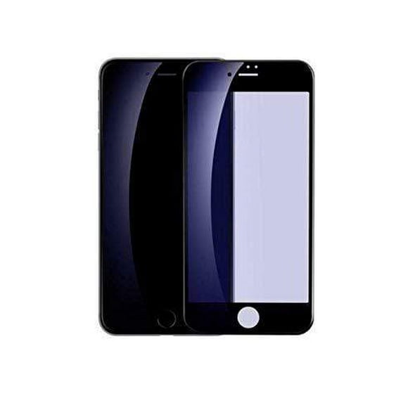 Canywirez Anti-Blue Light/Anti Bacterial Tempered Glass for iPhone 7/8 Plus 3D Edge-to-Edge Tempered Glass (Black)