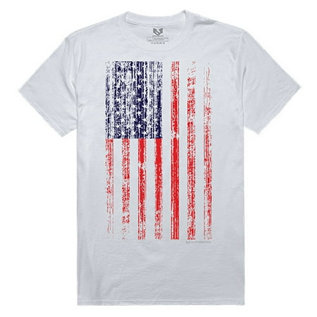 Usa Flag Shirt - USA American Flag Interlock Winter Olympics Patriotic Team T-Shirts Tees White 100% Cotton Unisex
