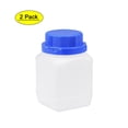 thumbnail image 1 of Botella de reactivo de boca ancha Uxcell de 450ml/15.2 oz translúcida, 2 paquetes, 1 of 5