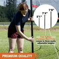 thumbnail image 3 of 32 ft Outdoor Volleyball and Badminton Net with Carrying Bag Accessories Set by Hall of Games, 3 of 7