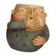 thumbnail image 4 of Maceta de resina con forma de cara, maceta decorativa para el hogar, bonita estatua, maceta moderna, figura decorativa para armario, estantería Chico, 4 of 8