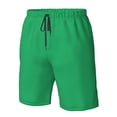 thumbnail image 5 of Kdxio Forestgreen Pattern Mens Casual Shorts - Drawstring Summer Beach Sports Shorts for Men, 5 of 9