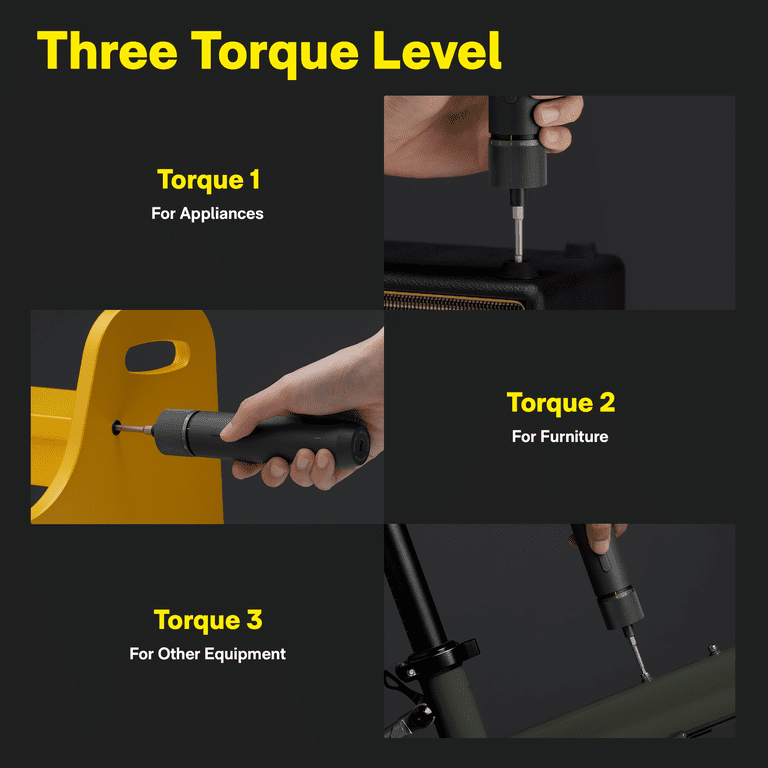 HOTO W1 Cordless Rechargeable Electric Screwdriver Kit photo 4