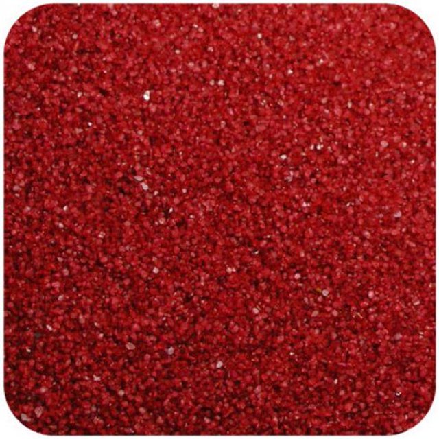 Sandtastik FL0229 Sac de Sable Coloré Floral 2 lbs. - Rouge Foncé