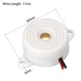 thumbnail image 3 of Unique Bargains 2 Pcs Buzzer Électronique Actif DC 12V Haut-Parleur Bip Interactif, 3 of 3