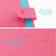 thumbnail image 3 of Carpetas de archivos expandibles FloreceBien con bolsillos, tamaño carta/A4, organizador de documentos en forma de acordeón para la escuela y la oficina, paquete de 2, azul claro, fucsia, 3 of 4