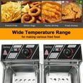 thumbnail image 3 of Ktaxon Friteuse Électrique Commerciale, Minuterie en Acier Inoxydable Réservoirs Français & Doubles Commercials, 3 of 10