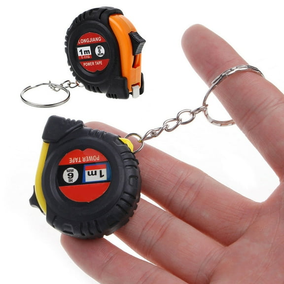SmartBy 1m Retractable Ruler Steel Tape Measure Key Chain Mini Pocket Measuring Tool