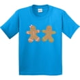 thumbnail image 3 of Inktastic Twin Gingerbread Boy and Girl Co Youth T-Shirt, 3 of 5