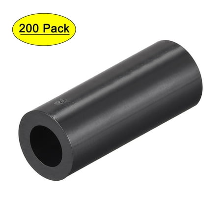 

Uxcell ABS ID 4.2mm OD 7mm Length 25mm Round Spacer Black 200 Pack