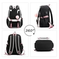 thumbnail image 3 of Mochila escolar para niñas y niños, mochilas para adolescentes, casual, coll, 3 of 5