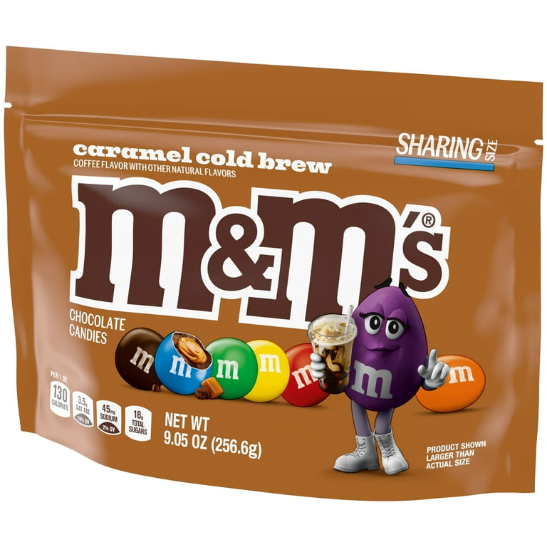 M&M'S Caramel Cold Brew Coffee Flavor Milk Chocolate Candy