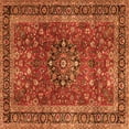thumbnail image 1 of Ahgly Company Indoor Square Persian Orange Traditional Area Rugs, 5' Square, 1 of 1