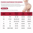 thumbnail image 3 of MISS MOLY Womens Shapewear Padded Butt Lifter High Waist Trainer Tummy Control Panties Hip Enhancer with Removable 4 Pads, 3 of 6