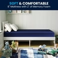 thumbnail image 3 of Flash Furniture Irvine Liquid-Resistant Memory Foam 8" Mattress Twin XL (CLMFLRTWINXL), 3 of 13
