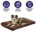 thumbnail image 5 of MidWest Quiet Time Dog Bed & Crate Mat, Deluxe Ombre Swirl, 30", Cocoa Brown, 5 of 5