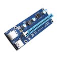 thumbnail image 2 of facefd Couleur Aléatoire PCI-E Extender Mini PCI-E Riser Card 1x to 16x USB 3.0 Extension Carte Ordinateur Accessoire, 006mini 006Cmini 1Set, 2 of 6