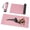 Pink＋Black, variant on LAMEI Large Yoga Mat Thick Extra Wide And Long, Non-Slip TPE Exercise Mats For Home Workout, Straps For Carrying, Dual-Color in Blue/Black