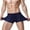 Dark Blue, variant on POIUYTR Men's Modal Boxer Shorts - Ultra Soft & Breathable Underwear Stretch Waistband Briefs for Comfort Big & Tall