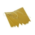 thumbnail image 2 of Bunting Banner Gold (12 Pennants) Each Flag 7-3/8in. Wide & 7-7/8in. Tall & The String About 11 Ft Long, 2 of 2