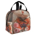 thumbnail image 2 of Fotbe Adorable Kitten In Kimono Bolsa Térmica con Estampado y Forro de Aluminio Grueso Bolsa de Almuerzo con Bolsillo Frontal para Hombres y Mujeres, Ideal para Trabajo, Escuela, 2 of 8