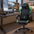 thumbnail image 7 of GOOSEA Gaming Chair with Shiatsu Massage for Neck, Lumbar Support, Ergonomic High Back Recliner for Home Office, Adjustable Height Computer Desk Chair with Premium Comfort Design, Green, 7 of 7