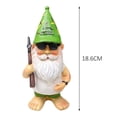 thumbnail image 2 of De Enano De Jardín, Adornos De Duende De Resina, Arte De Patio Para El Hogar, Decoración Al Aire Libre, Regalo Para Amigos sonducket HA041881-02, 2 of 6