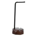 thumbnail image 4 of Colgador de auriculares de metal, soporte de madera para auriculares, equipo de escritorio para computadora, accesorios para auriculares, construcción robusta, 4 of 8