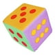 thumbnail image 5 of Juego de Espuma Arcoíris, Grande, 5,9 Pulgadas, Juego Colorido, 6 dos, Juegos , Gran Regalo para Fiestas Infantiles , Punto colorido CUTICAT Juguete de dados de espuma gigante grande, 5 of 6