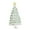 E, variant on Shoreew Glass Christmas Tree Mini Tabletop Xmas Tree Figurine with Star Topper for Winter Holiday Table Mantel Shelf Home Decoration