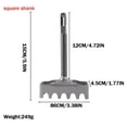 thumbnail image 2 of tamizeot Stainless Steel Square Slot Cutter Fast Wall Punch For Socket Box Cutout Drywall Oscillating Saw square handle, 2 of 6
