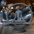 thumbnail image 6 of Adam & Friends Home Decor Yoga Meditation Circle Sculpture | 1-Piece | Black, 6 of 6