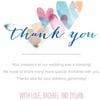 Ombre Hearts Standard Thank You