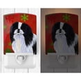 thumbnail image 2 of Caroline's Treasures SS4674CNL Japanese Chin Red and Green Snowflakes Holiday Christmas Ceramic Night Light, 6x4x3",, 2 of 2