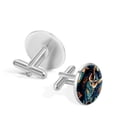 thumbnail image 3 of Owl Stylish Dress Shirt Cufflinks Made of Stainless Steel for Men - Classic Addition to Professional Attire, 3 of 6