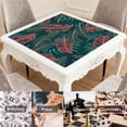 thumbnail image 6 of Hawaii Mahjong Mat for Table, 31.5*31.5in Anti Slip American Mahjong Table Cloth, Noise Reduction, Neoprene Mah jongg Mat with Carrying Bag & 3 Dices, Mahjong Set Gift for Board Tile Games Mats, 6 of 7