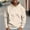 Beige, variant on EchfiProm Long Sleeve Men Sweatshirts Graphic Army Green Hoodie Fleece Pullover Loose Heavyweight Sweatshirts with Pocket
