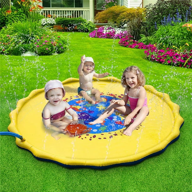 Sprinkler for Kids, Splash Mat, Wading Pool for Learning Children