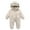 4-Beige, variant on Hjtefg Baby Hooded Footed Romper, Winter Flannel-Lined Jumpsuit with Zipper Closure, Warm Full-Body Outerwear for Infants, Cozy Ensemble for Cold Weather,Color: 1-Beige Size: 9-12 Months