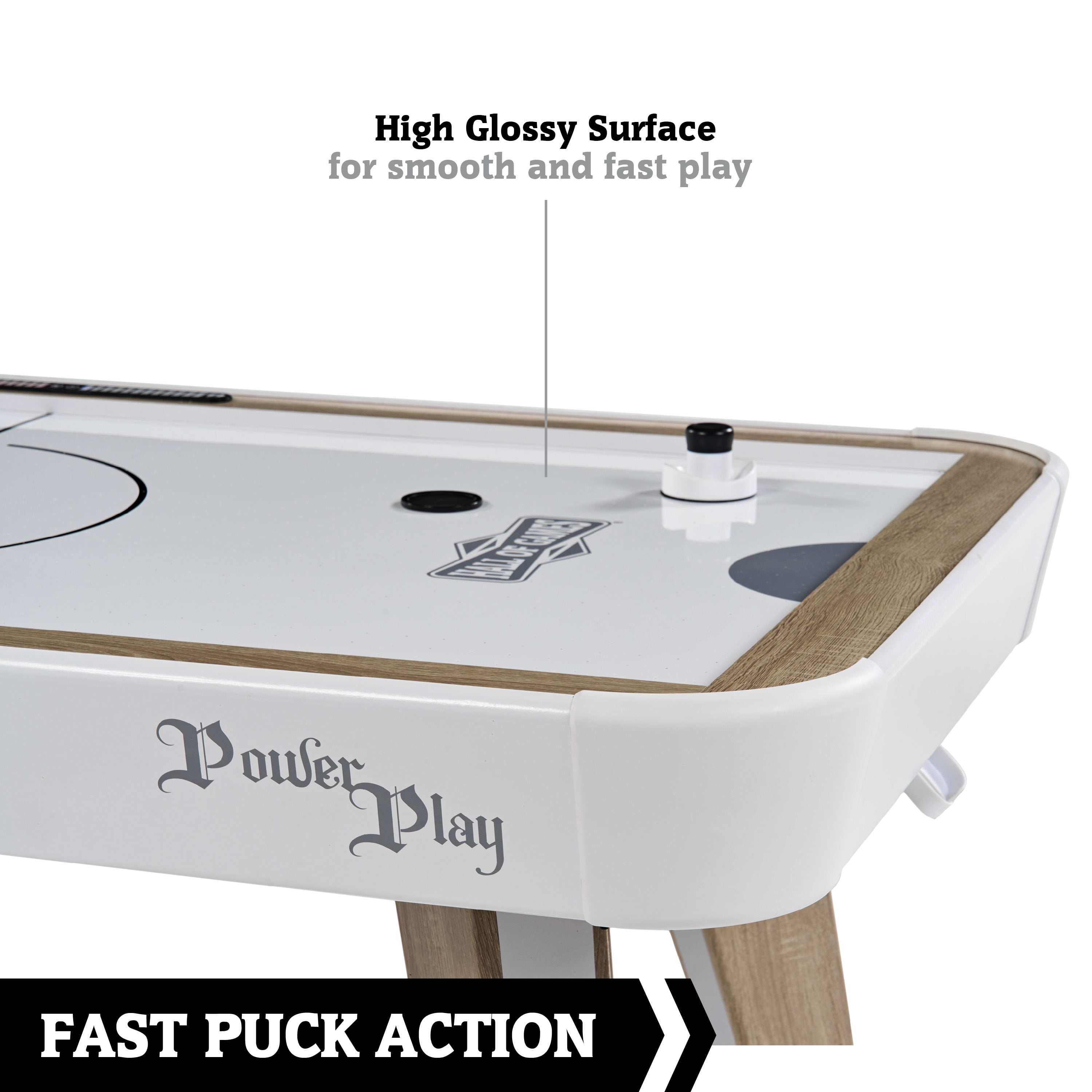 Hall of Games 66 Air Powered Hockey with Table Tennis Top