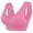 Women's Bras Hot Pink, variant on Womens Full Coverage Bras, Bras for Older Women - Bras for Women no Underwire, Bralettes for Women Plus Size, Wireless Push up Bra S-3XL