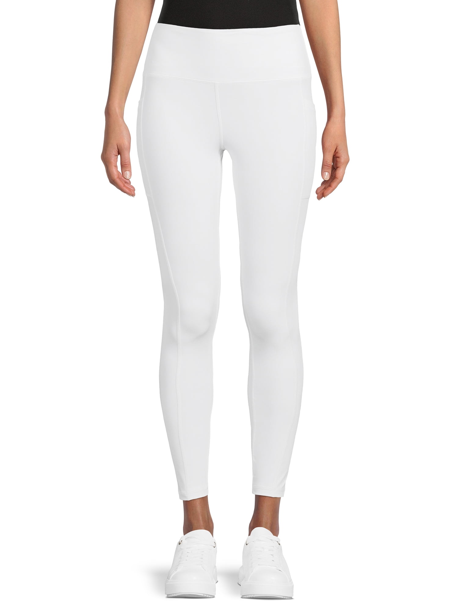 Athlux Women's Basic Luxe High Waist 7/8 Leggings with Pockets, 25