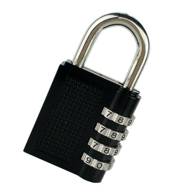 Digit Padlock,Combination Padlock 4 Dial Combination Padlock Suitcase Lock Built to Last