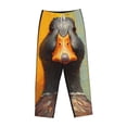thumbnail image 4 of Balery Colorful Painted Duck print Women's Pajama Pants,Ultra Lightweight Pjs,Lounge Pant-Large, 4 of 9