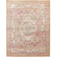 thumbnail image 1 of Ivory Geometric Oriental Turkish Distressed Area Rug, 1 of 5