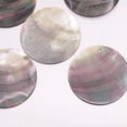 thumbnail image 2 of K-KED 5 PCS Coin Natural Gray Black Shell Top Drilled For Pendant Making 30mm, 2 of 9